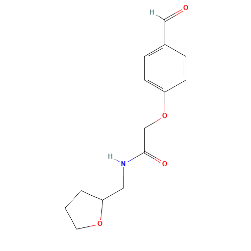 2-(4-formylphenoxy)-N-(oxolan-2-ylmethyl)acetamide (CAS: 680992-22-7) - Related Chemical Product