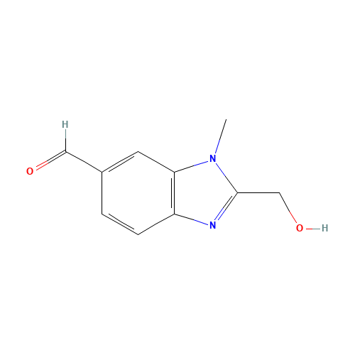 2-(hydroxymethyl)-3-methylbenzimidazole-5-carbaldehyde (CAS: 864275-02-5) - Related Chemical Product