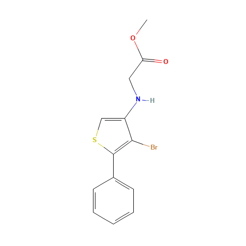 methyl 2-[(4-bromo-5-phenylthiophen-3-yl)amino]acetate (CAS: 942941-86-8) - Related Chemical Product