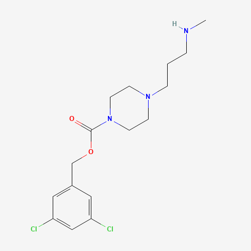 (3,5-dichlorophenyl)methyl 4-[3-(methylamino)propyl]piperazine-1-carboxylate (CAS: 1613513-32-8) - Related Chemical Product