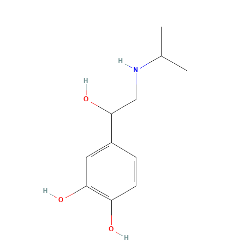 4-[1-hydroxy-2-(propan-2-ylamino)ethyl]benzene-1,2-diol (CAS: 7683-59-2) - Related Chemical Product