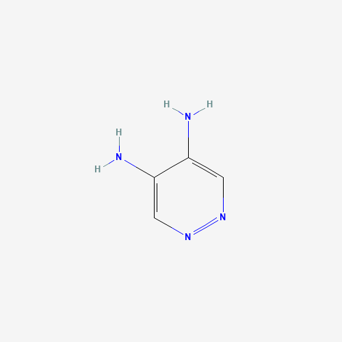 pyridazine-4,5-diamine (CAS: 28682-70-4) - Chemical Structure and Molecular Formula 