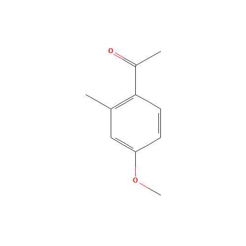1-(4-methoxy-2-methylphenyl)ethanone (CAS: 24826-74-2) - Chemical Structure and Molecular Formula 