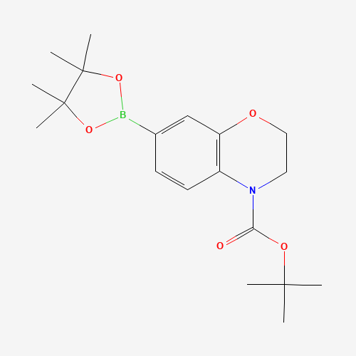tert-butyl 7-(4,4,5,5-tetramethyl-1,3,2-dioxaborolan-2-yl)-2,3-dihydro-1,4-benzoxazine-4-carboxylate (CAS: 1467057-57-3) - Related Chemical Product