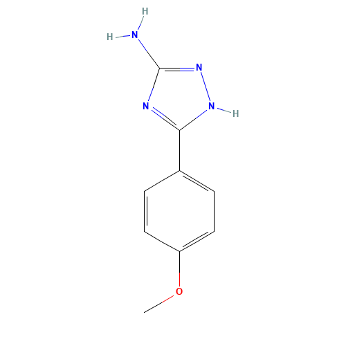 5-(4-methoxyphenyl)-1H-1,2,4-triazol-3-amine (CAS: 54464-14-1) - Related Chemical Product