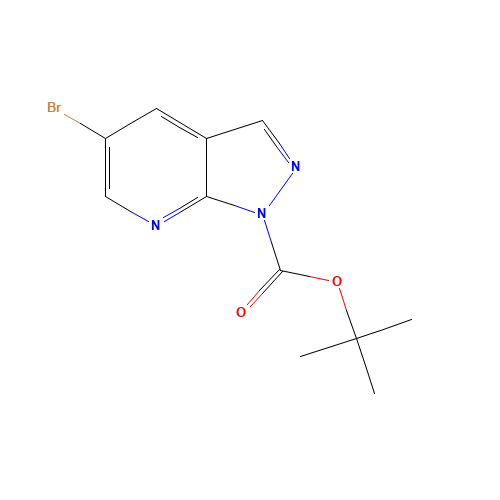 tert-butyl 5-bromopyrazolo[3,4-b]pyridine-1-carboxylate (CAS: 1299607-55-8) - Related Chemical Product
