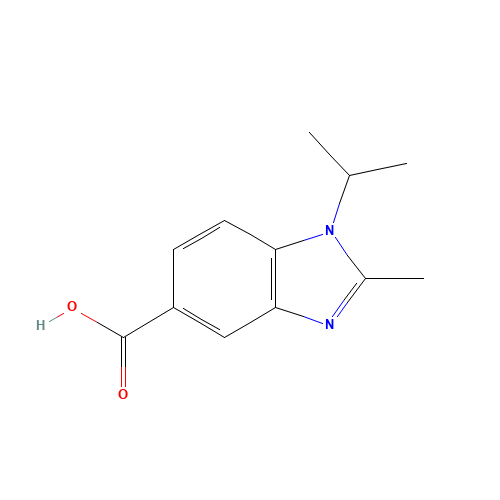2-methyl-1-propan-2-ylbenzimidazole-5-carboxylic acid (CAS: 879558-21-1) - Related Chemical Product
