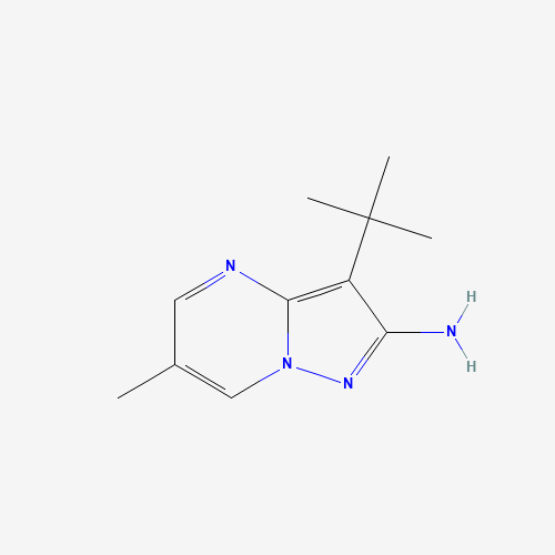 3-tert-butyl-6-methylpyrazolo[1,5-a]pyrimidin-2-amine (CAS: 1375088-07-5) - Related Chemical Product