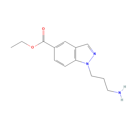 ethyl 1-(3-aminopropyl)indazole-5-carboxylate (CAS: 192944-62-0) - Related Chemical Product