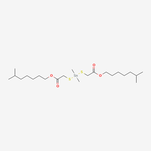 6-methylheptyl 2-[dimethyl-[2-(6-methylheptoxy)-2-oxoethyl]sulfanylstannyl]sulfanylacetate (CAS: 26636-01-1) - Related Chemical Product