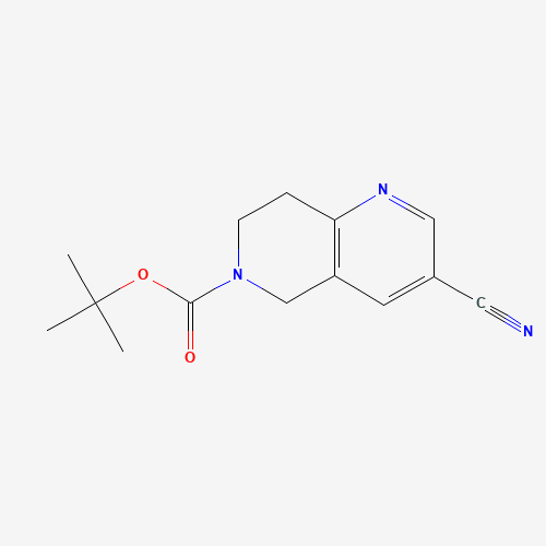 tert-butyl 3-cyano-7,8-dihydro-5H-1,6-naphthyridine-6-carboxylate (CAS: 1358992-04-7) - Related Chemical Product