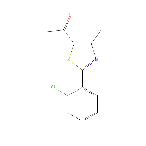 1-[2-(2-chlorophenyl)-4-methyl-1,3-thiazol-5-yl]ethanone (CAS: 478047-30-2) - Related Chemical Product