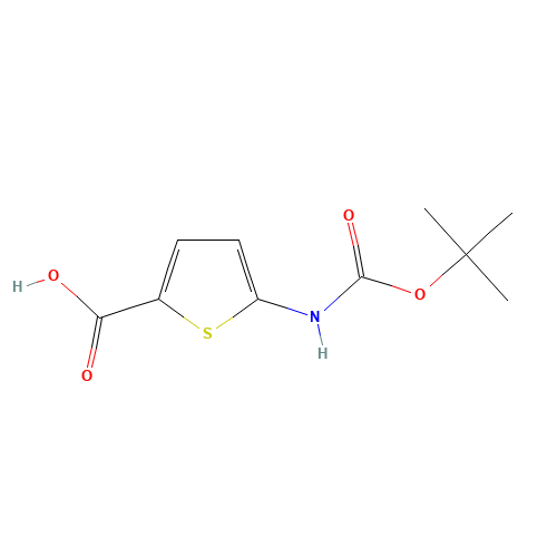 5-[(2-methylpropan-2-yl)oxycarbonylamino]thiophene-2-carboxylic acid (CAS: 1094071-11-0) - Related Chemical Product