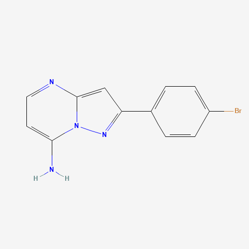 2-(4-bromophenyl)pyrazolo[1,5-a]pyrimidin-7-amine (CAS: 934329-28-9) - Related Chemical Product