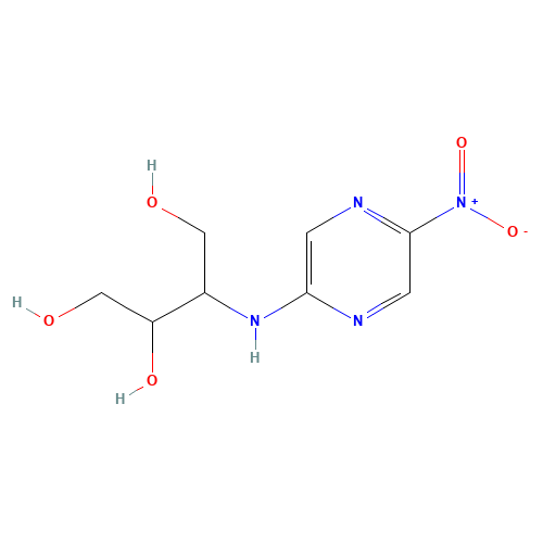 3-[(5-nitropyrazin-2-yl)amino]butane-1,2,4-triol (CAS: 89690-76-6) - Related Chemical Product