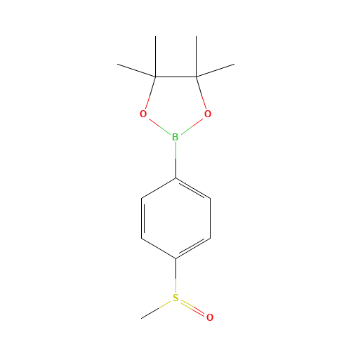 4,4,5,5-tetramethyl-2-(4-methylsulfinylphenyl)-1,3,2-dioxaborolane (CAS: 1016641-70-5) - Related Chemical Product
