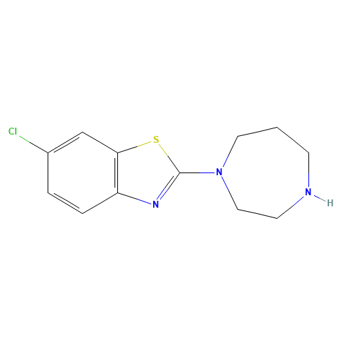 6-chloro-2-(1,4-diazepan-1-yl)-1,3-benzothiazole (CAS: 348134-09-8) - Related Chemical Product