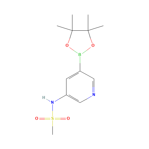 N-[5-(4,4,5,5-tetramethyl-1,3,2-dioxaborolan-2-yl)pyridin-3-yl]methanesulfonamide (CAS: 1201643-71-1) - Related Chemical Product