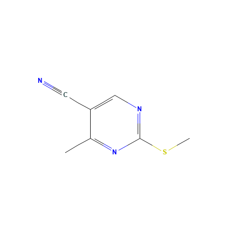 4-methyl-2-methylsulfanylpyrimidine-5-carbonitrile (CAS: 89079-62-9) - Related Chemical Product