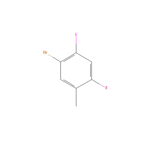 1-bromo-4-fluoro-2-iodo-5-methylbenzene (CAS: 202865-75-6) - Related Chemical Product