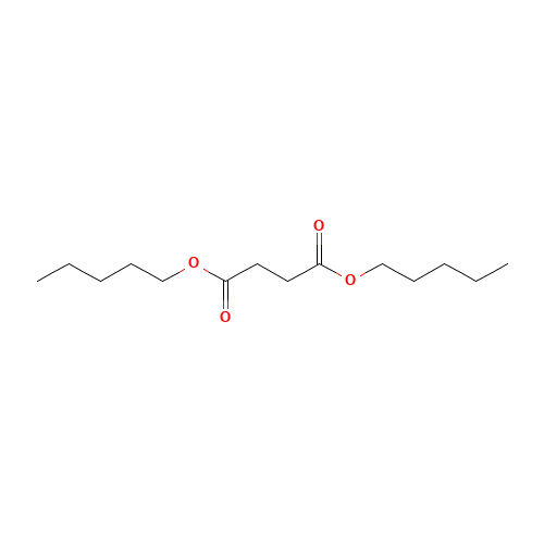 dipentyl butanedioate (CAS: 645-69-2) - Chemical Structure and Molecular Formula 