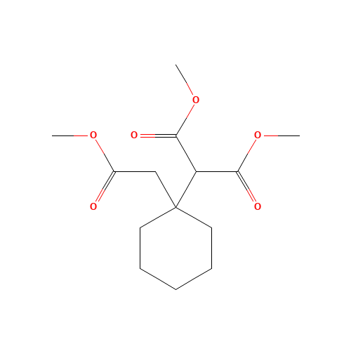 dimethyl 2-[1-(2-methoxy-2-oxoethyl)cyclohexyl]propanedioate (CAS: 518285-32-0) - Related Chemical Product