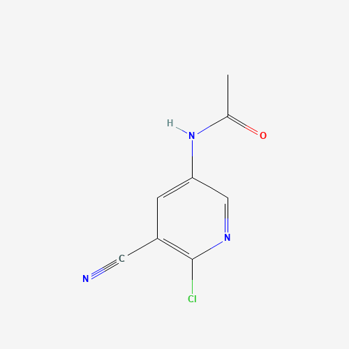 N-(6-chloro-5-cyanopyridin-3-yl)acetamide (CAS: 72587-13-4) - Related Chemical Product