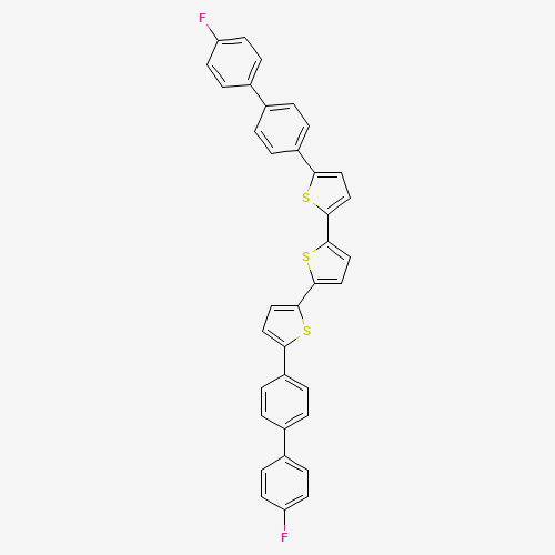 2,5-bis[5-[4-(4-fluorophenyl)phenyl]thiophen-2-yl]thiophene (CAS: 1266111-48-1) - Related Chemical Product