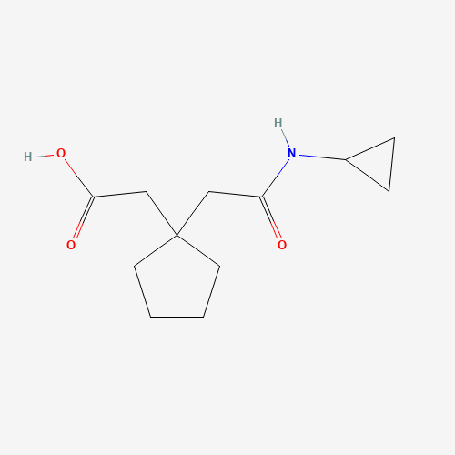 2-[1-[2-(cyclopropylamino)-2-oxoethyl]cyclopentyl]acetic acid (CAS: 380463-01-4) - Related Chemical Product