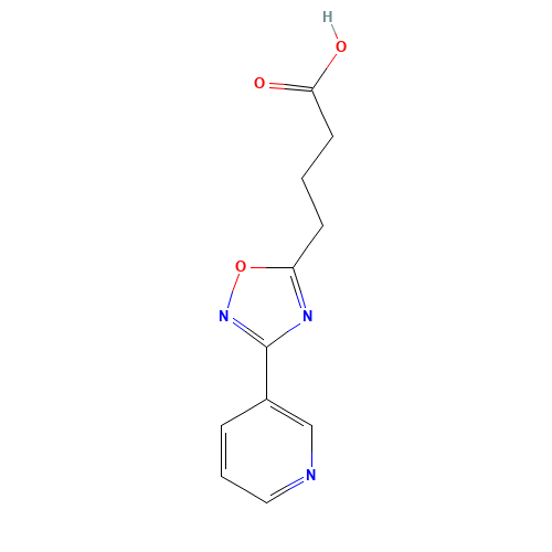 4-(3-pyridin-3-yl-1,2,4-oxadiazol-5-yl)butanoic acid (CAS: 878437-11-7) - Related Chemical Product