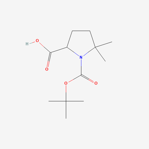 5,5-dimethyl-1-[(2-methylpropan-2-yl)oxycarbonyl]pyrrolidine-2-carboxylic acid (CAS: 900158-99-8) - Related Chemical Product
