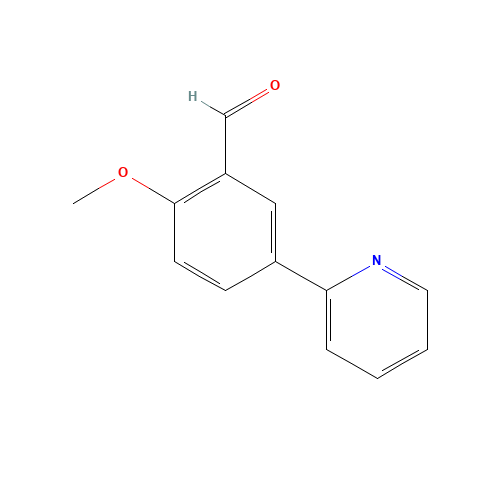 2-methoxy-5-pyridin-2-ylbenzaldehyde (CAS: 163257-19-0) - Related Chemical Product
