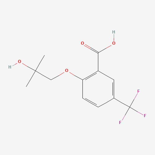 2-(2-hydroxy-2-methylpropoxy)-5-(trifluoromethyl)benzoic acid (CAS: 1217420-37-5) - Related Chemical Product