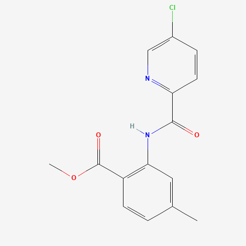 methyl 2-[(5-chloropyridine-2-carbonyl)amino]-4-methylbenzoate (CAS: 929214-89-1) - Related Chemical Product