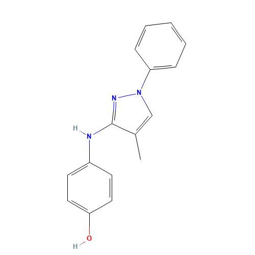 4-[(4-methyl-1-phenylpyrazol-3-yl)amino]phenol (CAS: 948564-21-4) - Related Chemical Product