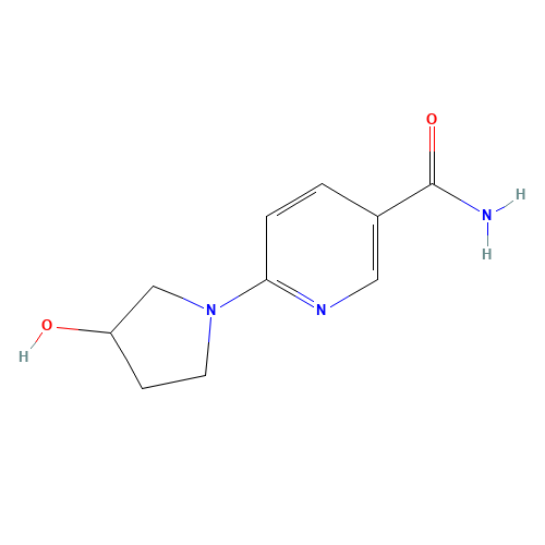 6-(3-hydroxypyrrolidin-1-yl)pyridine-3-carboxamide (CAS: 1429414-76-5) - Related Chemical Product