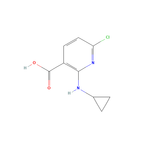 6-chloro-2-(cyclopropylamino)pyridine-3-carboxylic acid (CAS: 1256826-07-9) - Related Chemical Product