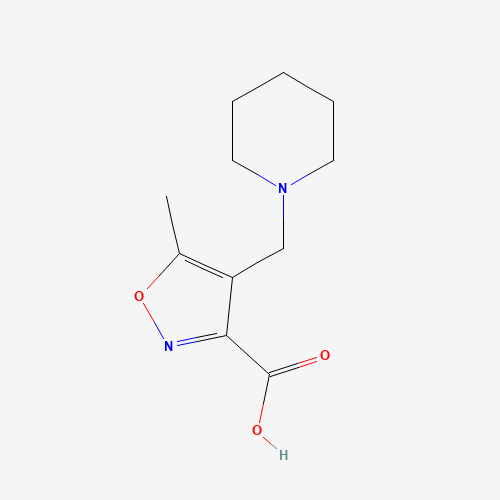 5-methyl-4-(piperidin-1-ylmethyl)-1,2-oxazole-3-carboxylic acid (CAS: 893750-05-5) - Related Chemical Product