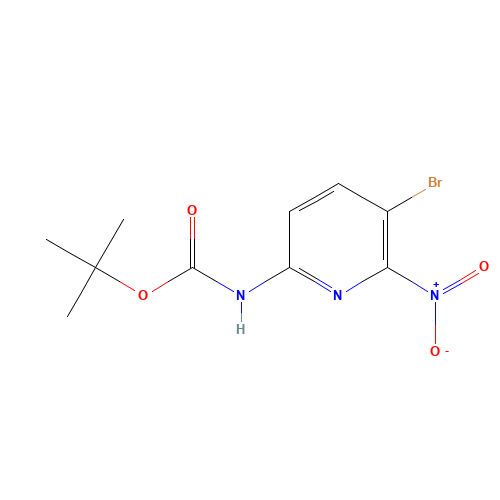 tert-butyl N-(5-bromo-6-nitropyridin-2-yl)carbamate (CAS: 1211333-19-5) - Related Chemical Product