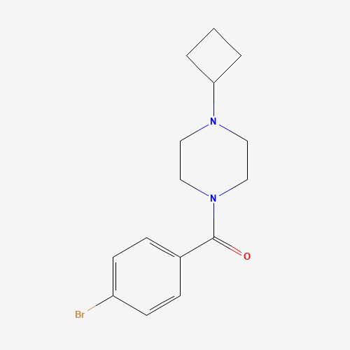 (4-bromophenyl)-(4-cyclobutylpiperazin-1-yl)methanone (CAS: 1000405-25-3) - Related Chemical Product
