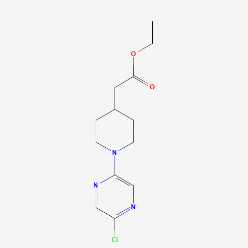 ethyl 2-[1-(5-chloropyrazin-2-yl)piperidin-4-yl]acetate (CAS: 1388144-55-5) - Related Chemical Product
