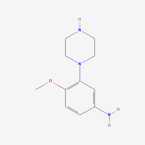 4-methoxy-3-piperazin-1-ylaniline (CAS: 148546-90-1) - Related Chemical Product