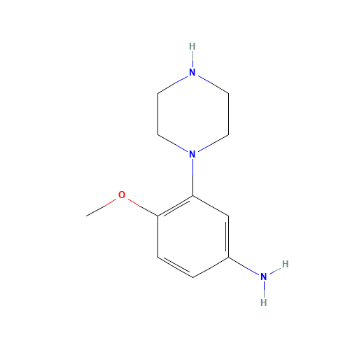 4-methoxy-3-piperazin-1-ylaniline (CAS: 148546-90-1) - Related Chemical Product