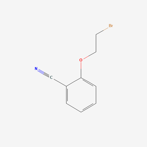 2-(2-bromoethoxy)benzonitrile (CAS: 59825-56-8) - Chemical Structure and Molecular Formula 