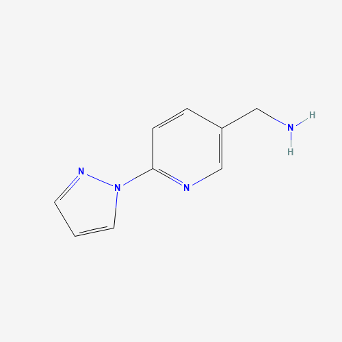 (6-pyrazol-1-ylpyridin-3-yl)methanamine (CAS: 956191-88-1) - Related Chemical Product