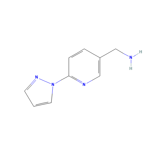 (6-pyrazol-1-ylpyridin-3-yl)methanamine (CAS: 956191-88-1) - Related Chemical Product