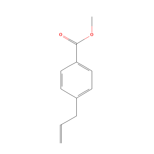 methyl 4-prop-2-enylbenzoate (CAS: 20849-84-7) - Chemical Structure and Molecular Formula 