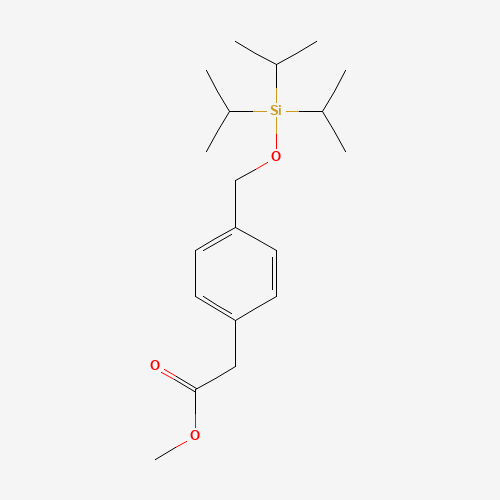 methyl 2-[4-[tri(propan-2-yl)silyloxymethyl]phenyl]acetate (CAS: 1253955-08-6) - Related Chemical Product