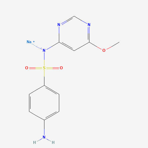 sodium;(4-aminophenyl)sulfonyl-(6-methoxypyrimidin-4-yl)azanide (CAS: 38006-08-5) - Related Chemical Product