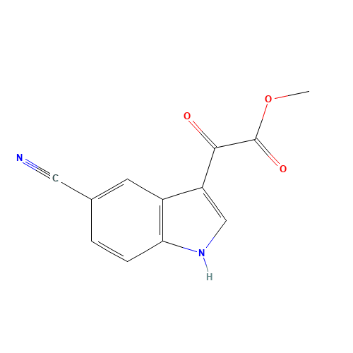methyl 2-(5-cyano-1H-indol-3-yl)-2-oxoacetate (CAS: 202124-88-7) - Related Chemical Product